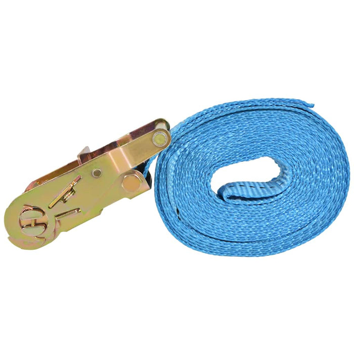 Chingi fixare cu clichet, 4 buc, albastru, 2 tone, 6 m x 38 mm - WALTI WALTI