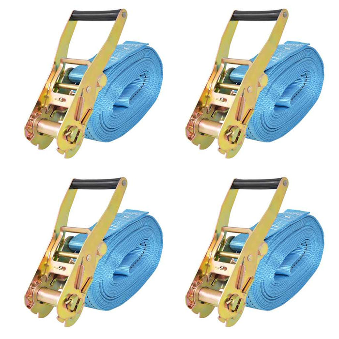 Chingi fixare cu clichet, 4 buc, 4 tone, 8 m x 50 mm, albastru - WALTI WALTI