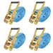 Chingi fixare cu clichet, 4 buc, 4 tone, 8 m x 50 mm, albastru - WALTI WALTI