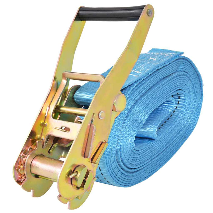 Chingi fixare cu clichet, 4 buc, 4 tone, 8 m x 50 mm, albastru - WALTI WALTI