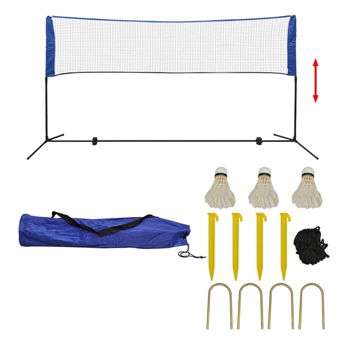Set fileu de badminton, cu fluturași, 300x155 cm - WALTI WALTI