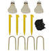 Set fileu de badminton, cu fluturași, 300x155 cm - WALTI WALTI