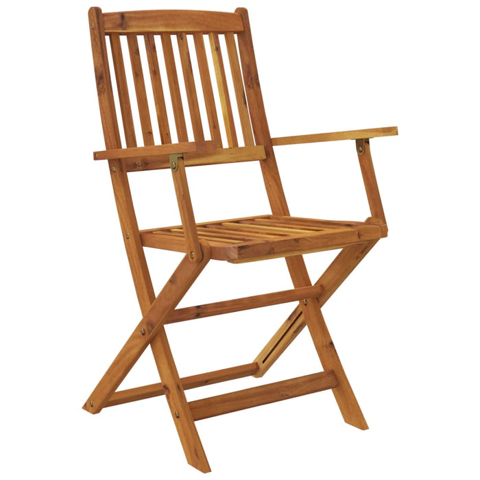Set mobilier de exterior pliabil, 7 piese, lemn masiv de acacia - WALTI WALTI