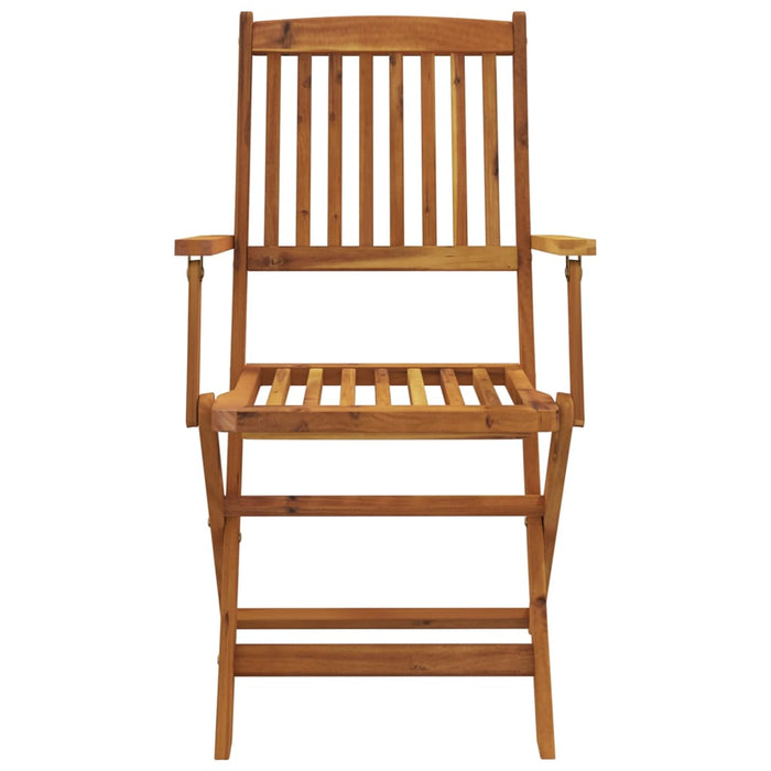 Set mobilier de exterior pliabil, 7 piese, lemn masiv de acacia - WALTI WALTI