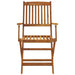 Set mobilier de exterior pliabil, 7 piese, lemn masiv de acacia - WALTI WALTI