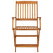 Set mobilier bistro pliabil, 3 piese, lemn masiv de acacia - WALTI WALTI