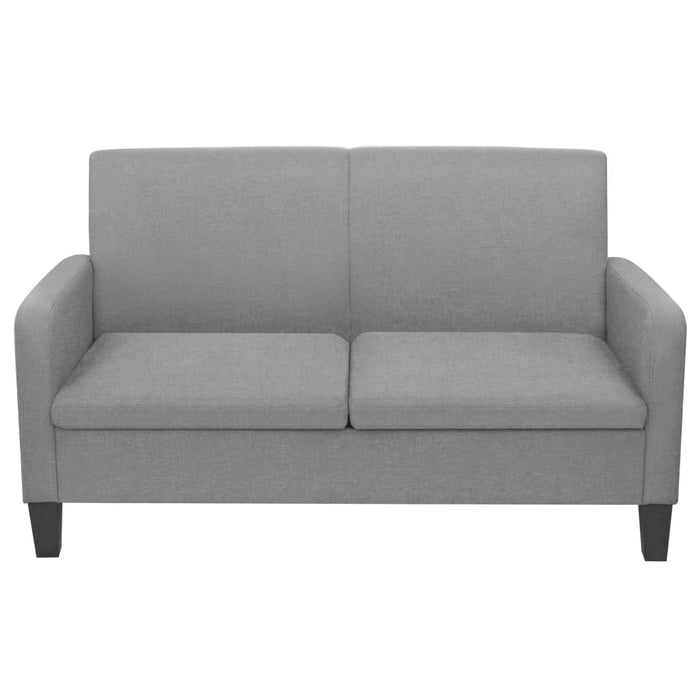 Canapea cu 2 locuri, 135 x 65 x 76 cm, gri deschis - WALTI WALTI