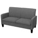 Canapea cu 2 locuri, 135 x 65 x 76 cm, gri închis - WALTI WALTI