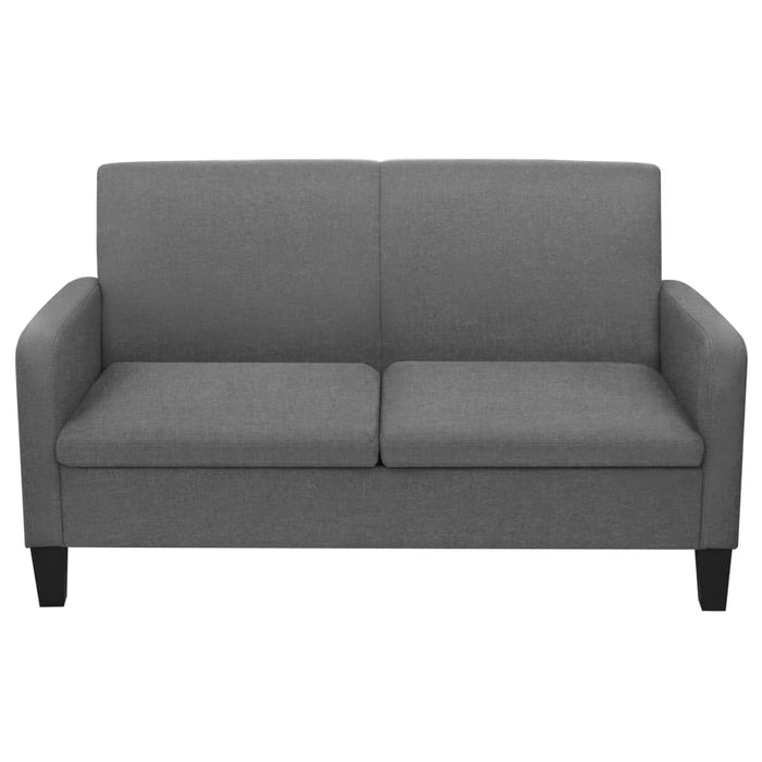 Canapea cu 2 locuri, 135 x 65 x 76 cm, gri închis - WALTI WALTI