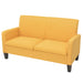 Canapea cu 2 locuri, 135 x 65 x 76 cm, galben - WALTI WALTI