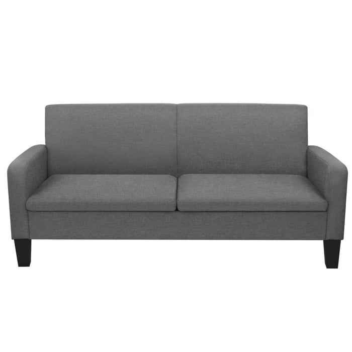 Canapea cu 3 locuri, 180 x 65 x 76 cm, gri închis - WALTI WALTI
