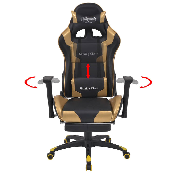 Scaun de gaming Auriu 70 x 71 x 136 cm Piele artificiala - WALTI WALTI