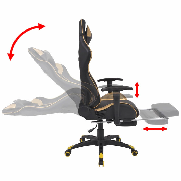 Scaun de gaming Auriu 70 x 71 x 136 cm Piele artificiala - WALTI WALTI