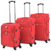 Set trolere din material textil, 3 piese, roșu - WALTI WALTI