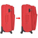 Set trolere din material textil, 3 piese, roșu - WALTI WALTI