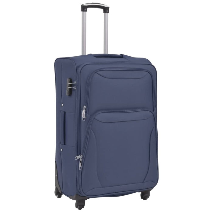 Set de trolere din material textil, 3 buc, bleumarin - WALTI WALTI