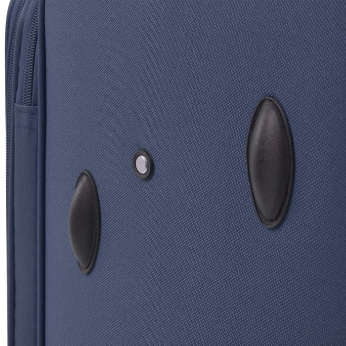 Set de trolere din material textil, 3 buc, bleumarin - WALTI WALTI