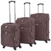 Set trolere din material textil, 3 piese, cafeniu - WALTI WALTI