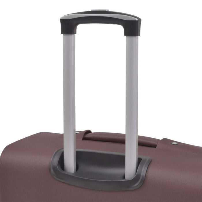 Set trolere din material textil, 3 piese, cafeniu - WALTI WALTI