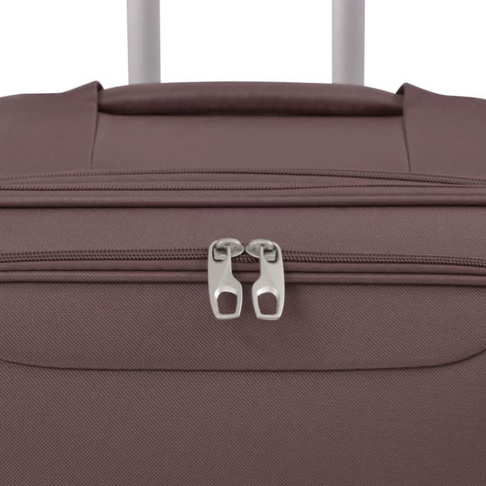 Set trolere din material textil, 3 piese, cafeniu - WALTI WALTI
