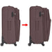 Set trolere din material textil, 3 piese, cafeniu - WALTI WALTI