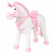 Jucărie unicorn din pluș în picioare, alb și roz, XXL - WALTI WALTI