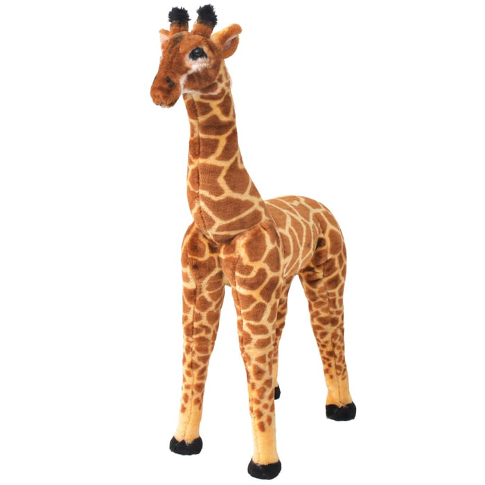 Jucărie de pluș girafă în picioare, maro și galben, XXL - WALTI WALTI