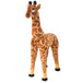 Jucărie de pluș girafă în picioare, maro și galben, XXL - WALTI WALTI