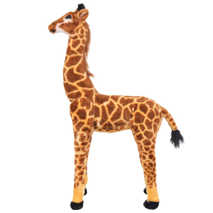 Jucărie de pluș girafă în picioare, maro și galben, XXL - WALTI WALTI