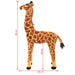 Jucărie de pluș girafă în picioare, maro și galben, XXL - WALTI WALTI