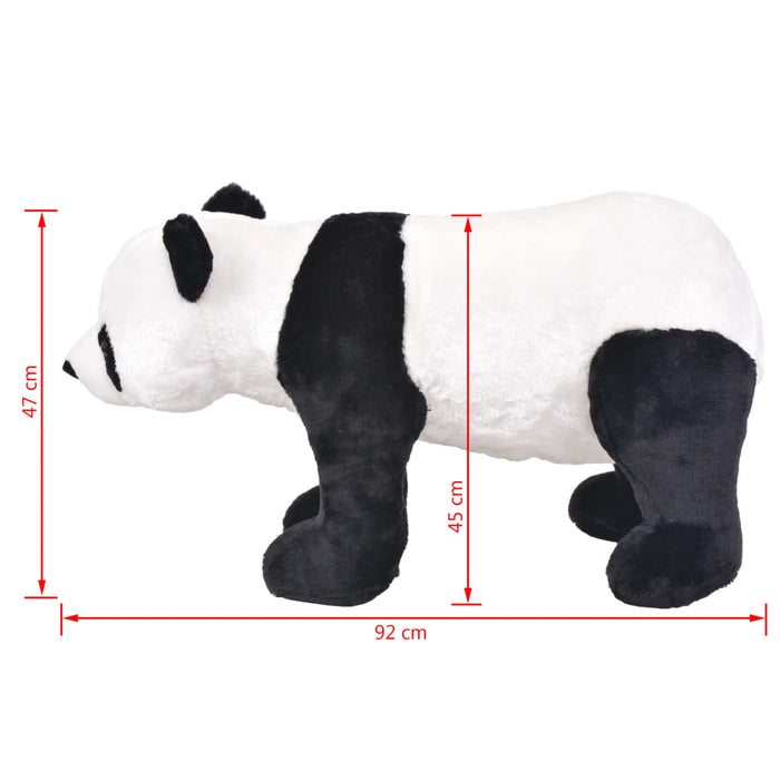 Urs panda de jucărie din pluș în picioare, alb și negru, XXL - WALTI WALTI