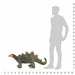 Jucărie de pluș dinozaur Stegosaurus, verde și portocaliu XXL - WALTI WALTI