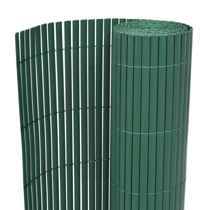 Gard de grădină cu două fețe, verde, 90 x 300 cm, PVC - WALTI WALTI