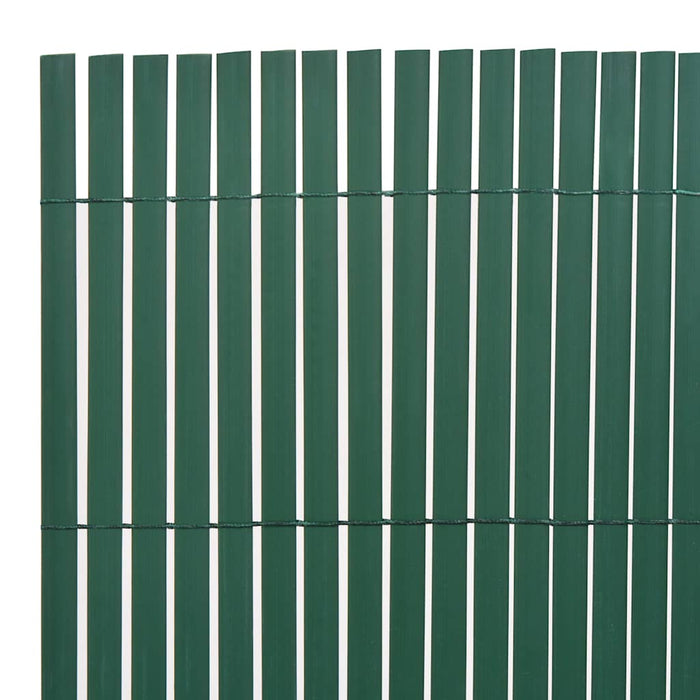 Gard de grădină cu două fețe, verde, 90 x 300 cm, PVC - WALTI WALTI