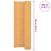 Gard de grădină cu două fețe, galben, 90 x 300 cm, PVC - WALTI WALTI