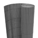 Gard de grădină cu două fețe, gri, 90 x 300 cm, PVC - WALTI WALTI