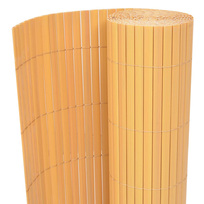 Gard de grădină cu două fețe, galben, 90 x 500 cm, PVC - WALTI WALTI
