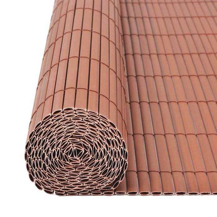 Gard de Grădină Maro 150 x 500 cm PVC - WALTI WALTI