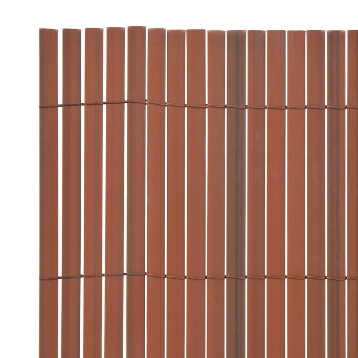 Gard de Grădină Maro 150 x 500 cm PVC - WALTI WALTI