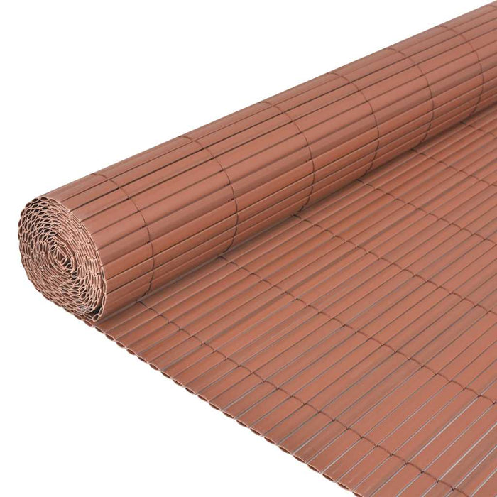 Gard de Grădină Maro 150 x 500 cm PVC - WALTI WALTI