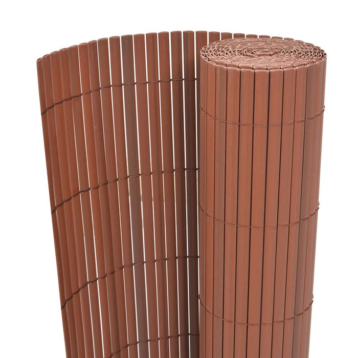 Gard de Grădină Maro 150 x 500 cm PVC - WALTI WALTI