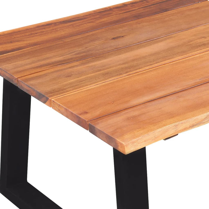 Măsuță de cafea din lemn solid de acacia, 110 x 60 x 40 cm - WALTI WALTI