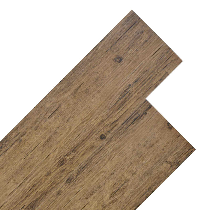 Plăci de Pardoseală 18 pcs Maro Nuc 5,26 m² PVC - WALTI WALTI