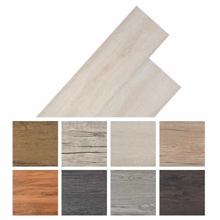 Plăci de Pardoseală 18 pcs Alb 5,26 m² PVC - WALTI WALTI