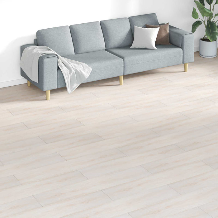Plăci de Pardoseală 18 pcs Alb 5,26 m² PVC - WALTI WALTI