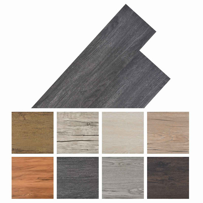 Plăci de Pardoseală 18 pcs Negru și Alb 5,26 m² PVC - WALTI WALTI
