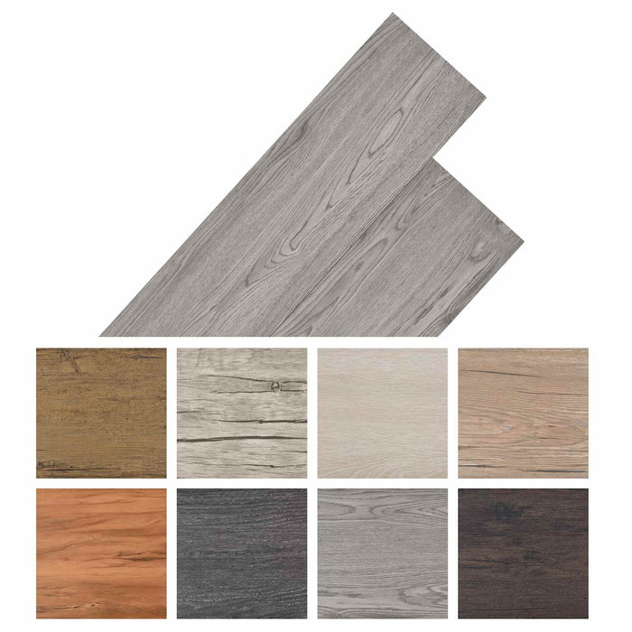 Plăci de Pardoseală 18 pcs Gri închis 5,26 m² PVC - WALTI WALTI