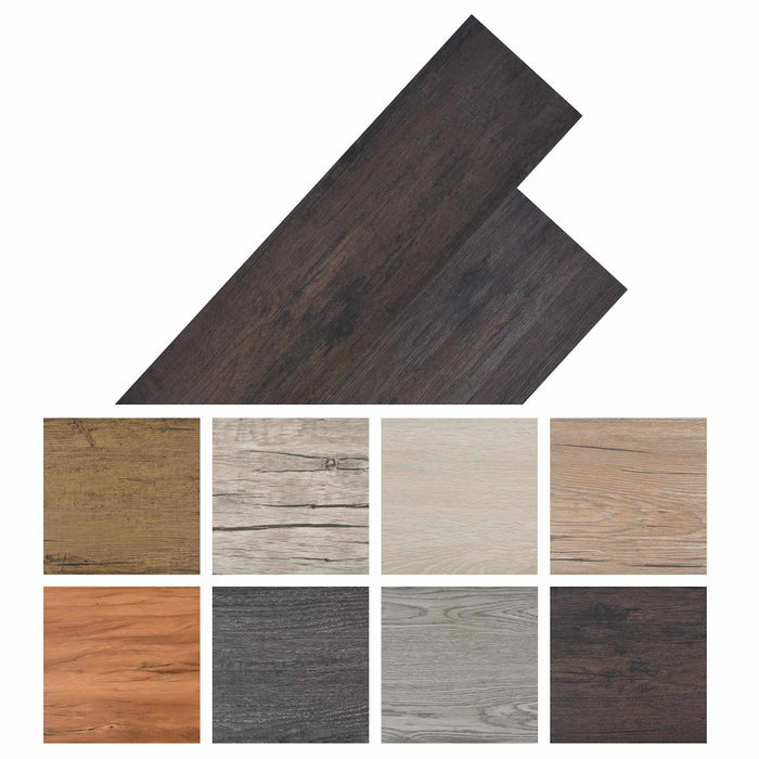 Plăci de Pardoseală 18 pcs Gri închis 5,26 m² PVC - WALTI WALTI