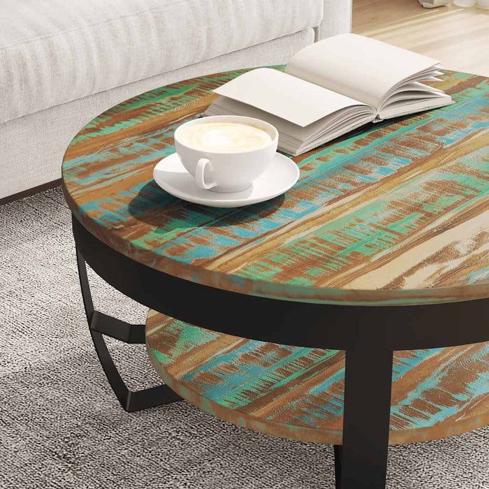 Măsuță de cafea, 65 x 32 cm, lemn masiv reciclat - WALTI WALTI