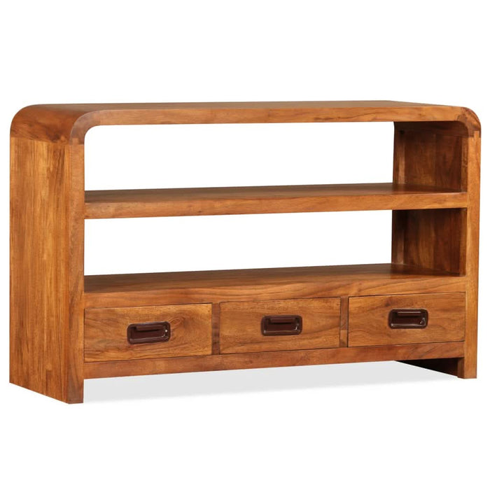 Comodă TV, 90x30x55 cm, lemn masiv de acacia - WALTI WALTI